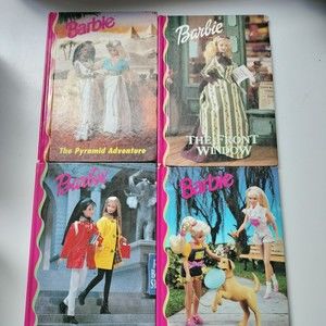 Vintage Barbie Book Lot 4 Books